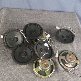 6505ef Samsung 8 Total 2.5 Inch 2-1/2 60mm X 5/8 Deep 25 Ohm 0.3w Speaker Lot Of