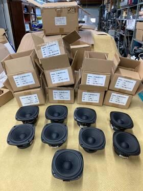 Sb13pfc25-08 Sb Acoustics 5 Inch Woofer Total Of 9