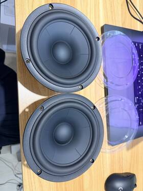 Sb17nbac35-4 Sb Acoustics Sb17nac354 6 Inch Black Aluminum Cone Woofer - 4 Ohm Pair