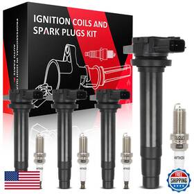 B0d925d9q4 Scitoo Set Of 4 Ignition Coils Iridium Spark Plugs Replacement For Kia