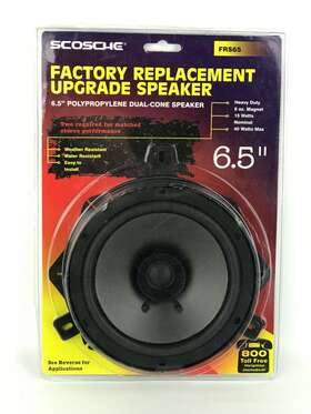 Frs65 Scosche Vintage 6.5 Inch Factory Replacement Upgrade Stereo Speaker 4 Ohm 40w Max