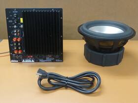 D1001-4 Seas L26roy 10 Inch Aluminum Subwoofer Plus Keiga Kg5230 300 Watt Plate Amp