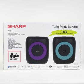 48812208 Sharp 8 Inch Bluetooth Party Speaker 2- Pack 400w Peak Power Woofer - Grade A