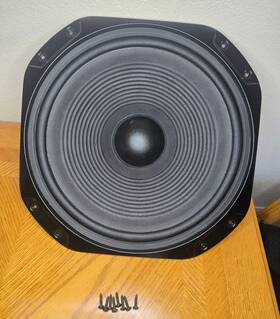 C380l11s3212 Sharp Cp-9850 15 Inch Woofer With Original Mounting Screws 8 Ohm Tested