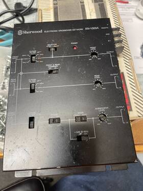 Xn-1000t Sherwood Xn1000a Vtg 1980s 3-way Active Electronic Crossover Network Unit