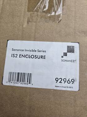 92969 Sonance Invisible Series Is2 Enclosure Sound Isolating Sealed New