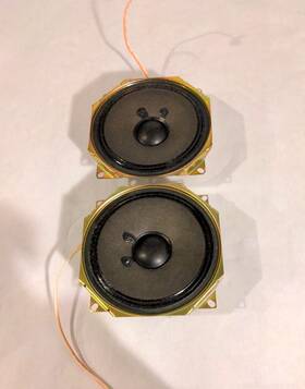 023-104-0-40 Sony 4 Inch 2.8 Ohm Watt Max Full Range Boombox Speaker Pair Replacement Part