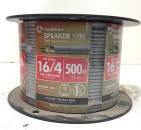 56911645 Southwire 500ft 16/4 Stranded Cu In Wall Cmr/cl3r Speaker Wire