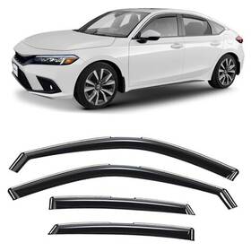 622137 Spark Lines Inc In-channel Incredibly Durable Rain Guards For Honda Civic 22-26 Hatchback