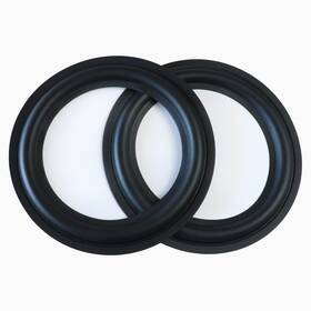 166-n141c-t65 Spathiphyllum Rubber Ring 2pcs 6.5inch Black Speaker Foam Edge Surround Rings Repair