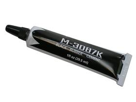 Mi-3087 Ss Audio Speaker Repair Black Rubber Adhesive Dust Cap Leadwire Dress 1 Ounce