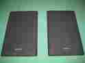 Ss-u3030 Sony Set Of 2 Cloth Speaker Covers Used All Mount Posts Good