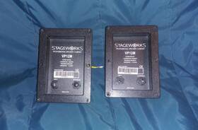 Vp12m Stageworks - Pro 2-way Crossover Integrated Jack Plate With 2 1/4 Inch Phone Jacks