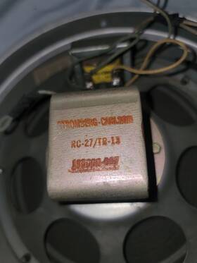 Rc27tr18 Stromberg Carlson Vintage Speaker Rc-27/tr-18