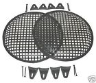 Subwoofer Protect Clips Speaker Grille 18 Waffle Mesh Covers Grill 2 Pair