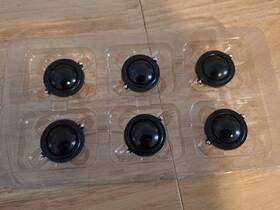 Tn25-8-g3 Swan Soft Fabric Dome Tweeter 1 Inch Dia 20watts Impedance 8 Qty 6