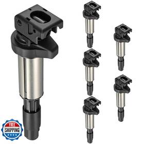 Sykrss B0f1d43g3b 6-pack Uf522 Ignition Coils Compatible Bmw M3 X3 X5 Z3 Z4 325i 325xi