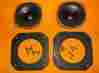 T06-0242-05 Kenwood 2 Mid-range Speakers From Ls-p7200 Euc