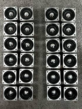 050608 Tang Band 24 2 Inch Full-range 6 Ohm Neodymium Speakers Nos