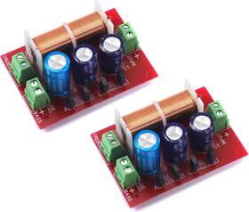 Teyleten Robot 313056332323 Adjustable 2-channel Crossover Filters 1 Unit Audio Speaker Frequency Divider