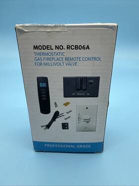 Rcb06a The New Style Upgraded Remote Control Thermostat Kit For Millivolt Gas Valve Fireplaces