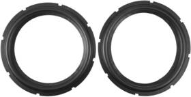 Tihebeyanov5x8gfk03-02 Tihebeyan 10-inch Perforated Rubber Subwoofer Surround Rings Replacement 2 Pcs
