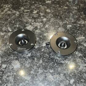 Tpt-st3 Timpano Black Slim Bullet Super Tweeter Pair 300 Watts