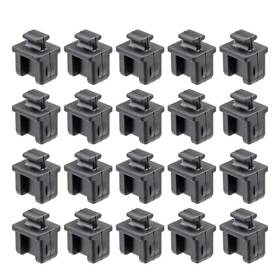 Toppros 764690160535 Pack Of 20 Sfp Silicone Protectors Cap Port Cover Anti Dust 0.55 X 0.47 0.67 I