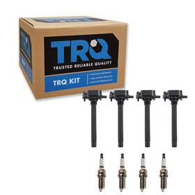 Trq B09hrp7wqn Ignition Coil Spark Plug Kit 8 Piece Iridium Plugs Compatible