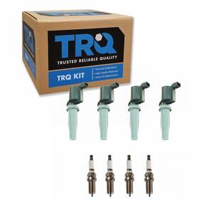 Trq B09hrsmb7b Ignition Coil And Spark Plug Kit 8 Piece Iridium Plugs Compatible