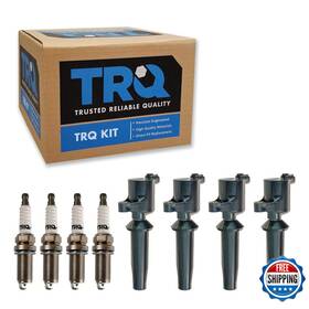 Trq B09j1kthy4 Ignition Coil And Spark Plug Kit 8 Piece Iridium Plugs Compatible