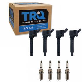 Trq B09j86tt3g Ignition Coil Spark Plug Kit 8 Piece Iridium Plugs Compatible