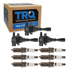 Trq B0bkvh7fqp Ignition Coil And Spark Plug Kit 9 Piece Iridium Plugs Compatible