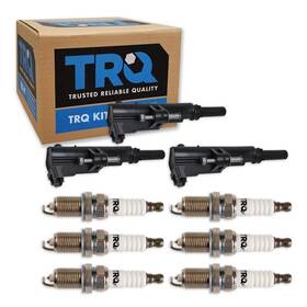 Trq B0bkvl66cb Ignition Coil Spark Plug Kit 9 Piece Iridium Plugs Compatible