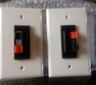 Tta-1146 White Audio Spring Clip Wall Plate Terminals Set