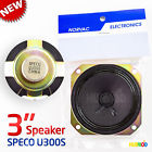 U300s Speco Inch Diameter Ohm Mini Audio Speaker New Free Shipping