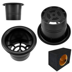 Speaker-cabinet-tube-2p Ubanu 2pcs Speaker Cabinet Port Tube 59mm X 55mm 76mm Subwoofer Bass Reflex Vent
