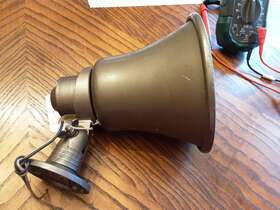 Mil-8 University Mid8 Vintage Loud Speaker Horn 8 Ohm 5 Watts Model Mid-8