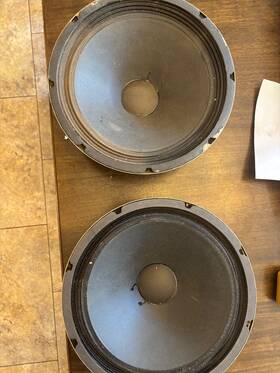 W12rxc Utah 12rxc 2 X 12 Inch Woofer #w12rxc. Tested And Working. Measuring 5.5 Ohm