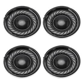Uxcell 041814784199 4pcs Round Internal Magnet Speaker Loudspeaker 8 Ohm 2w 23mm Dia Steel Shell