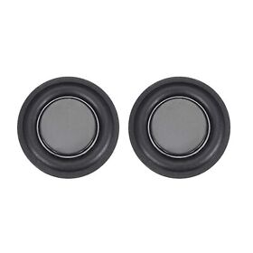 Fvyy974445 Uxcell 2pcs 1.25 Inches 32mm Bass Speaker Passive Radiator Auxiliary Rubber Vi