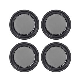 Fvyy974443 Uxcell 4pcs 2.5 Inches 67mm Bass Speaker Passive Radiator Auxiliary Rubber Vib