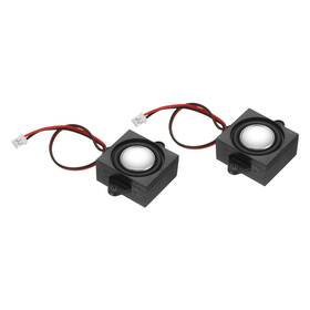 Uxcell 614462544554 3w 4 Mini Speaker 2pcs Full-range Portable Micro Loudspeakers Black Silver