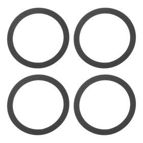 Uxcell 614553490593 Black 10 Inch Eva Foam Speaker Edge Surround Rings 4 Pcs