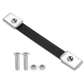 Uxcell 632702479053 8 Inch Speaker Cabinet Strap Handles Handle Pull For Case Silver