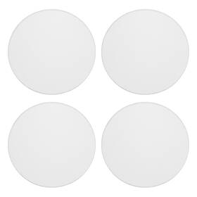 Uxcell 676766088509 4pcs 6 Inch Speaker Grills Without Frame White Metal Mesh Grill
