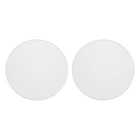 Uxcell 676766088578 2pcs 6 Inch Speaker Grills Without Frame White Metal Mesh Grill