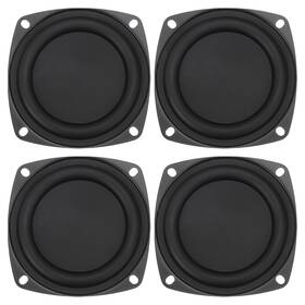 Uxcell 685821956295 4 Pcs Passive Radiator 3 Inch Woofer Vibrating