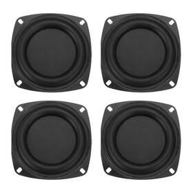 Uxcell 685821956325 4 Pcs Passive Radiator Inch Woofer Vibrating