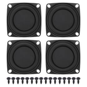 Uxcell 685821956608 4 Pcs Passive Radiator 2 Inch Woofer Vibrating With 16pcs Screw